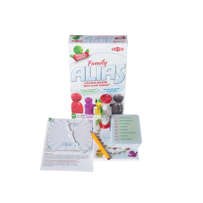 Stolüstü oyun Tactic Family Alias 53374, 7+ yaş, məhsul çeşiddə