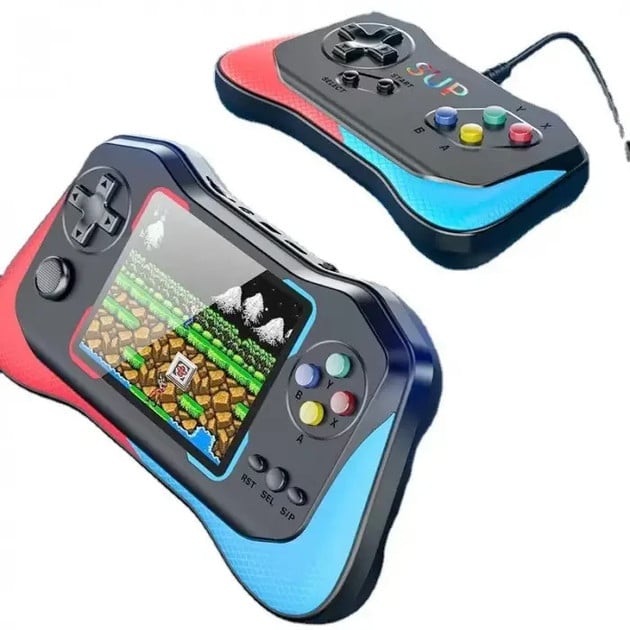 Портативная игровая консоль Q12 с дополнительным джойстиком SUP_Q12_gamestick