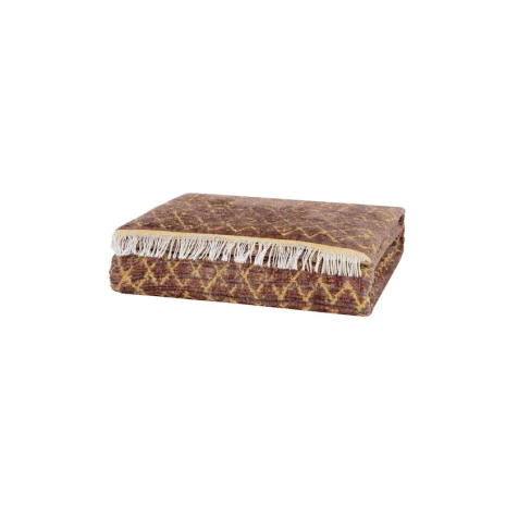 Örtük Yataş Zion, 230x240 sm, ikinəfərlik, pambıq/poliester/akril, Mürdüm