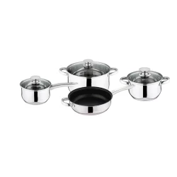 Набор посуды Kaisa Villa W2002, нержавеющая сталь, 7 предметов