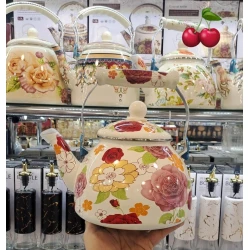 Чайник Chaynikov SF-835, эмаль, белый, 2.8 л