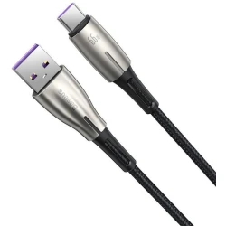Кабель USB Baseus Water Drop-shaped Lamp Supercharge For Type-C 66W, Черный