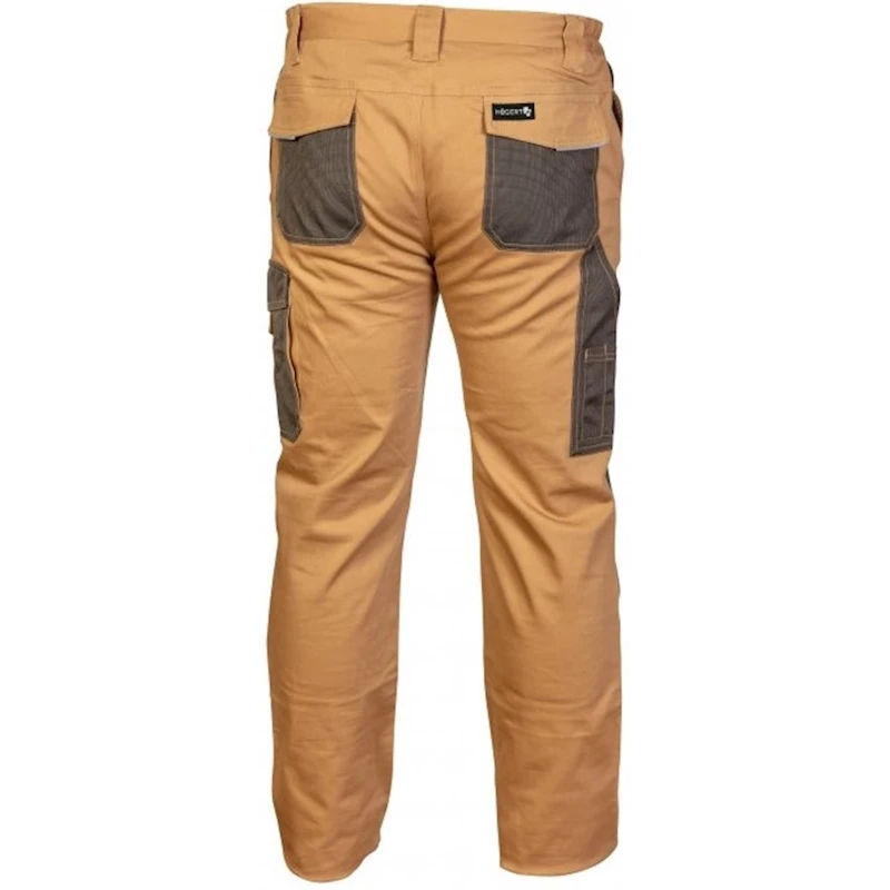 Брюки мужские Högert 68155975, коричневый, хлопок/эластан, размер M