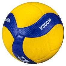 Voleybol topu Mikasa W300V, sarı/göy
