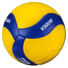 Voleybol topu Mikasa W300V, sarı/göy