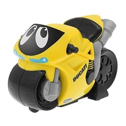 Мотоцикл Chicco Дукати, 9x13 см, пластик, желтый