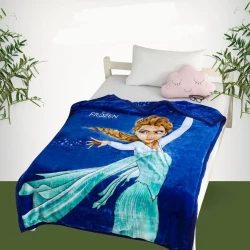 Детское плед покрывало Narlı 000782, односпальное, шелк/бамбук, разноцветное, 150x200 см