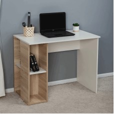 Kompüter masası Letta, ağ/bej, LDSP, 95х54х75 sm