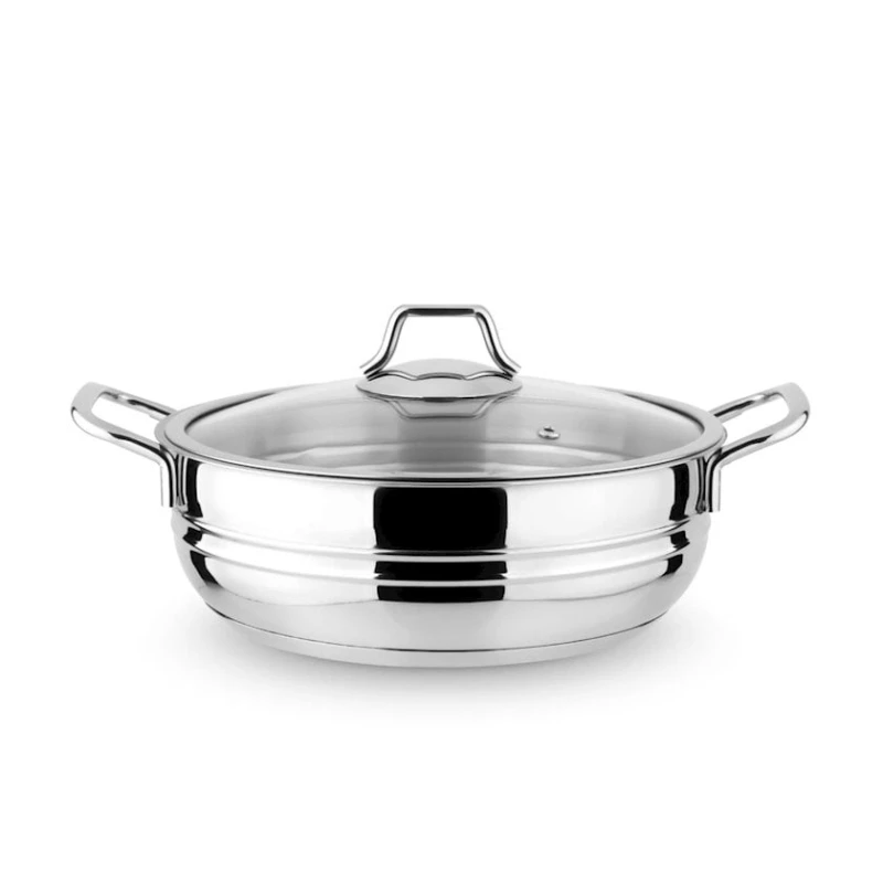 Qazan 4779 30 sm, gümüşü