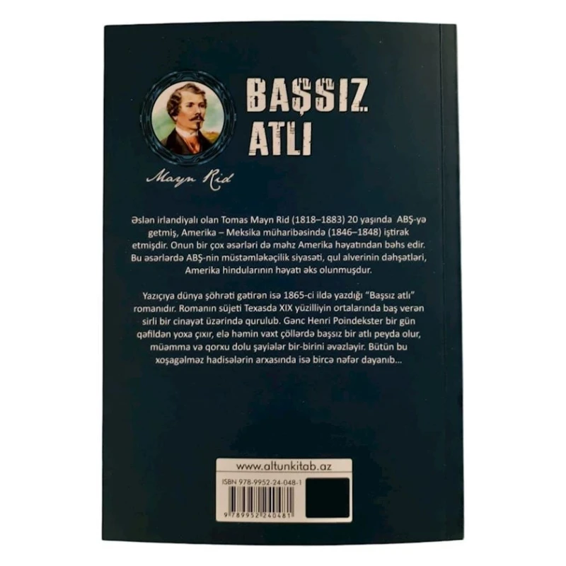 Книга Başsız atlı, автор Майн Рид Книга Başsız atlı, автор Майн Рид
