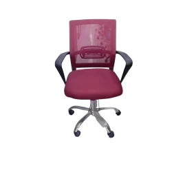 Офисное кресло YS 718, бордовое