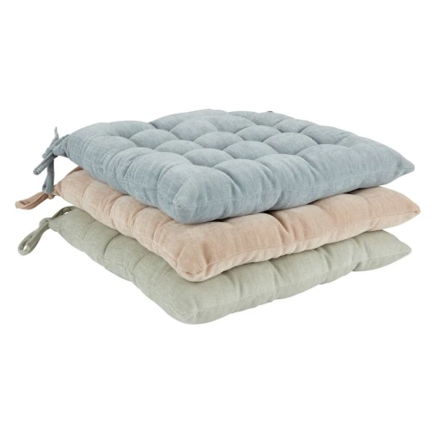 Подушка для стула JYSK Gullrisp, 40x40x5 см, полиэстер, голубой Подушка для стула JYSK Gullrisp, 40x40x5 см, полиэстер, голубой