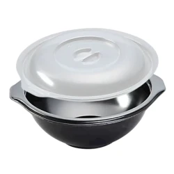 Набор одноразовый посуды для супа Loyal 8346495757, полипропилен, 15х6 см, черный, 50 шт Набор одноразовый посуды для супа Loyal 8346495757, полипропилен, 15х6 см, черный, 50 шт