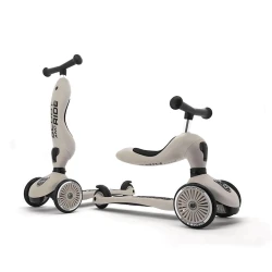 Самокат-трансформер Scoot&Ride, серый Самокат-трансформер Scoot&Ride, серый