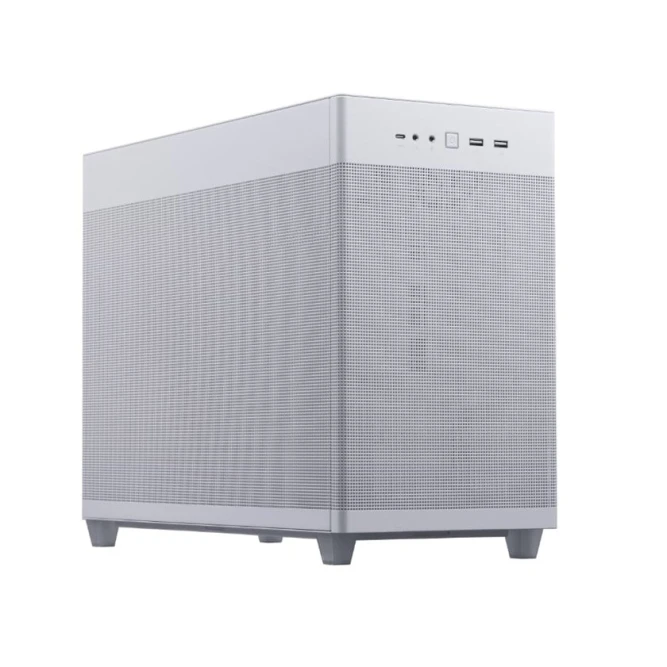 Корпус для настольного компьютера Asus Prime AP201 Tempered Glass mATX w/o PSU White (90DC00G3-B39010)