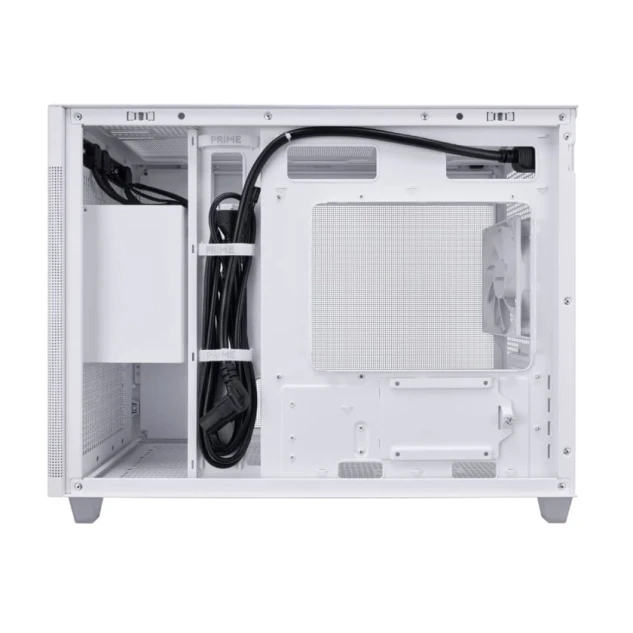 Корпус для настольного компьютера Asus Prime AP201 Tempered Glass mATX w/o PSU White (90DC00G3-B39010)