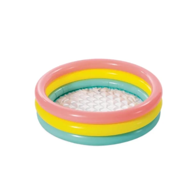 Надувной бассейн Intex H581995924NP, диаметр 86 см, высота 25 см, объем 56 л, разноцветный Надувной бассейн Intex H581995924NP, диаметр 86 см, высота 25 см, объем 56 л, разноцветный