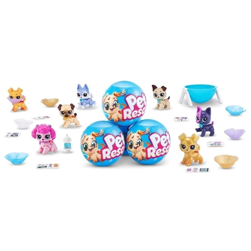 Фигурка-сюрприз Zuru 5 Surprise Pet Rescue Series 1, фигурка щенка с аксессуарами, 3+ года, пластик