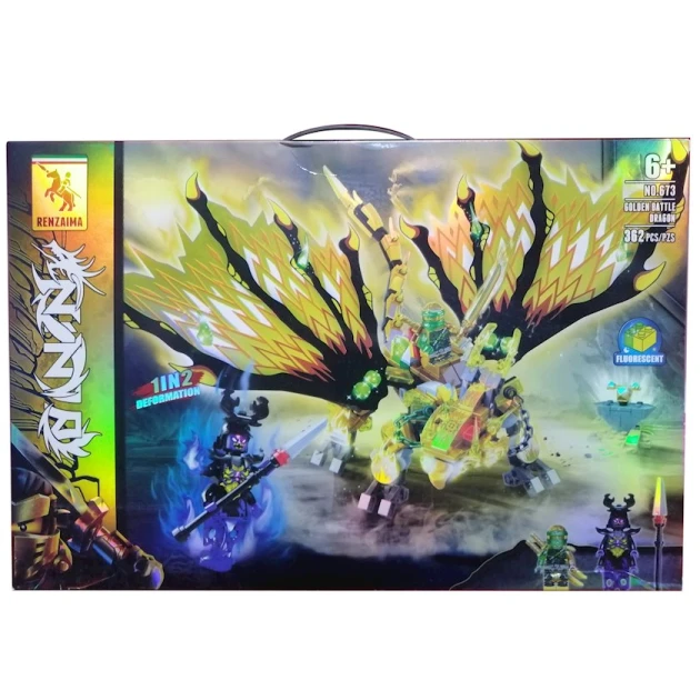 Konstruktor Renzaima Ninja Qızıl döyüş əjdahası, 362 hissə