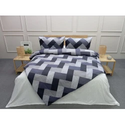 Комплект постельного белья Elegant SHA-00004632, пододеяльник 160x220 см, простыня 160x240 см, наволочкa 50x70 см, односпальный, разноцветный