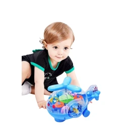 Oyuncaq helikopter ganesh_blue, plastik, göy, 2+ yaş