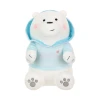 Yumşaq oyuncaq Miniso We Bare Bears Plush Toy With Hoodie Ice Bear, 24.5x13.5x15 sm, mavi/ağ Yumşaq oyuncaq Miniso We Bare Bears Plush Toy With Hoodie Ice Bear, 24.5x13.5x15 sm, mavi/ağ