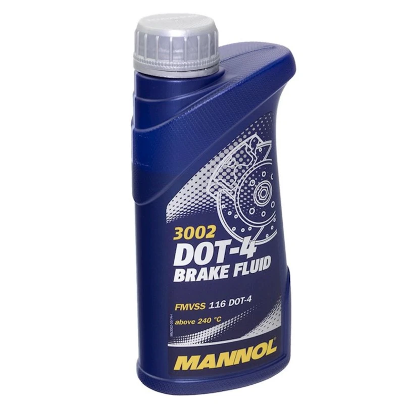 Тормозная жидкость Mannol Dot4 SAE J 1703, 455мл