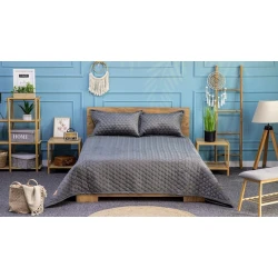 Örtük və yastıq üzü dəsti Pima Cotton SHA-00001240, 170x230 sm, velür, boz Örtük və yastıq üzü dəsti Pima Cotton SHA-00001240, 170x230 sm, velür, boz