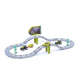 Автотрек CM557-82, 41x6x28 см, пластик, разноцветный Автотрек CM557-82, 41x6x28 см, пластик, разноцветный