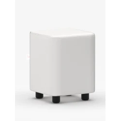 Пуфик 98, ткань, белый, 40x35x35 см