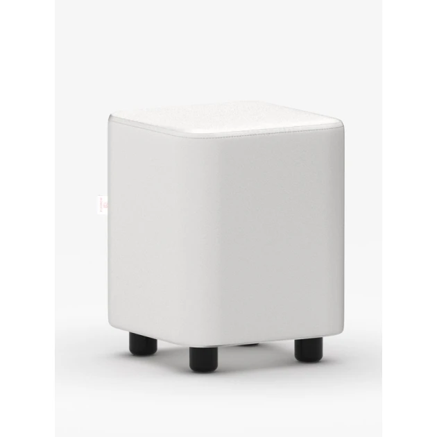 Пуфик 98, ткань, белый, 40x35x35 см Пуфик 98, ткань, белый, 40x35x35 см