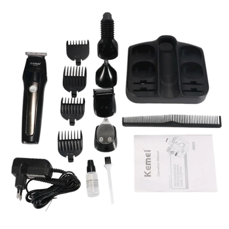 Машинка для стрижки волос Kemei KM-7933 Black