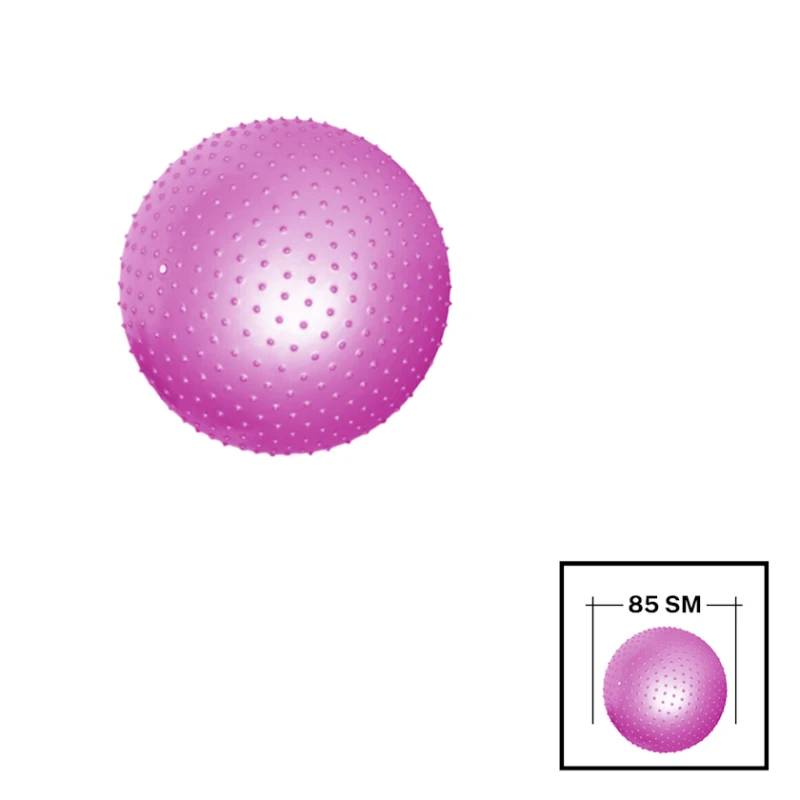 Fitnes topu Gymnic 202022000064 tikanlı, PVC, 85 sm, çəhrayı