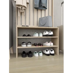 Подставка для обуви, ЛДСП, сонома, 50x30x74 см Подставка для обуви, ЛДСП, сонома, 50x30x74 см