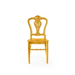 Стул Üçkardeşlər Semerkant OKH-4781, пластик, золотистый, 40x91x37 см Стул Üçkardeşlər Semerkant OKH-4781, пластик, золотистый, 40x91x37 см