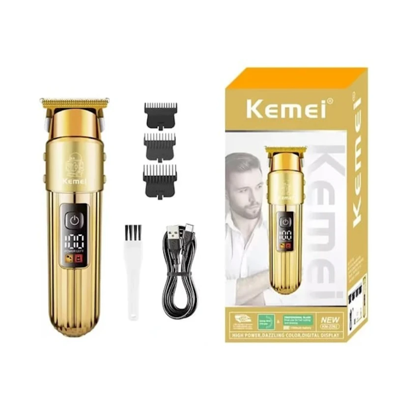 Машинка для стрижки волос Kemei KM-2262 Gold