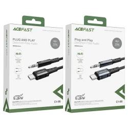 Kabel AUX Acefast C1-08 Type-C to jack 3.5 mm, Qara