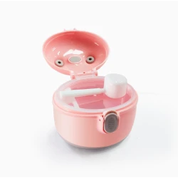 Контейнер для смеси SQ000004P, полипропилен, розовый, 10x10.6x9.6 см Контейнер для смеси SQ000004P, полипропилен, розовый, 10x10.6x9.6 см