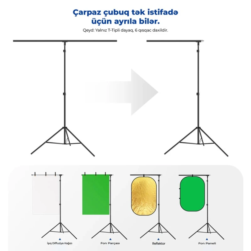 Система установки фонов Neewer T-FRM Система установки фонов Neewer T-FRM