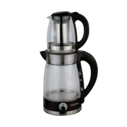 Электрочайник с заварником Bergamo BG-TT2404TGG