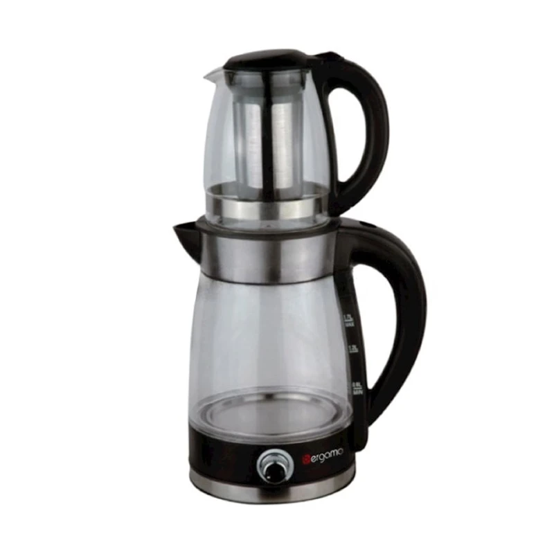 Электрочайник с заварником Bergamo BG-TT2404TGG Электрочайник с заварником Bergamo BG-TT2404TGG