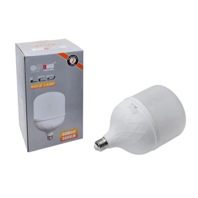 Лампа светодиодная OUQI OQ-TP50, E27, 50 Вт, 5000 лм, 6500 K Лампа светодиодная OUQI OQ-TP50, E27, 50 Вт, 5000 лм, 6500 K