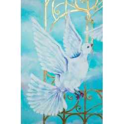 Rəsm Art by Ulviya Kakhramanova Sevgi - Azadlıq, kətan, yağlı, 120х95 sm