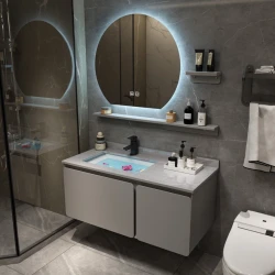 Комплект мебели для ванной Kral 2817, белый, 100/88x50/78 см, 5 предметов Комплект мебели для ванной Kral 2817, белый, 100/88x50/78 см, 5 предметов