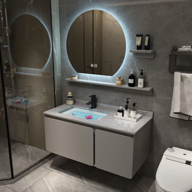 Комплект мебели для ванной Kral 2817, белый, 100/88x50/78 см, 5 предметов