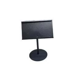 Подставка для визиток SLZ-514, натуральная кожа, черная