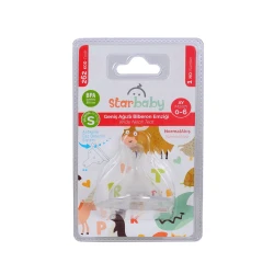 Силиконовая соска для бутылочки с широким горлышком 0-6 месяцев Силиконовая соска для бутылочки с широким горлышком 0-6 месяцев