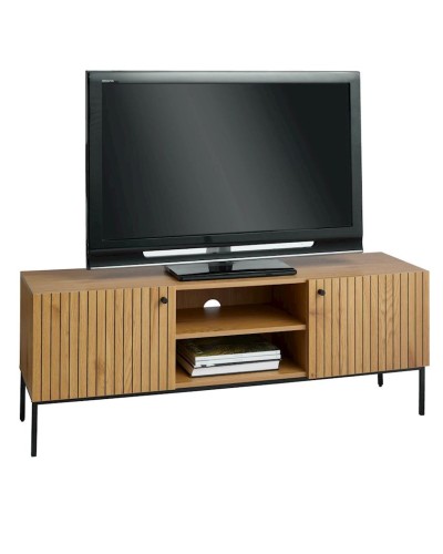TV üçün tumba JYSK Hemdrup, qəhvəyi, 134х38х50 sm
