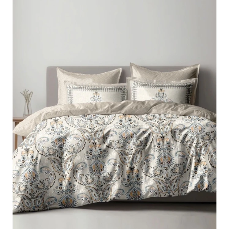 Yataq dəsti MiraNova SF-717, yorğan üzü 160x220 sm, mələfə 170x240 sm, yastıq üzü 50x70 sm, birnəfərlik, pambıq, bej Yataq dəsti MiraNova SF-717, yorğan üzü 160x220 sm, mələfə 170x240 sm, yastıq üzü 50x70 sm, birnəfərlik, pambıq, bej