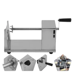 Tərəvəz kəsici Spiral Potato Slicer H001, paslanmayan polad, 28х15х13 sm